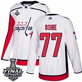 Capitals 77 T.J. Oshie White 2018 Stanley Cup Final Bound Adidas Jersey,baseball caps,new era cap wholesale,wholesale hats